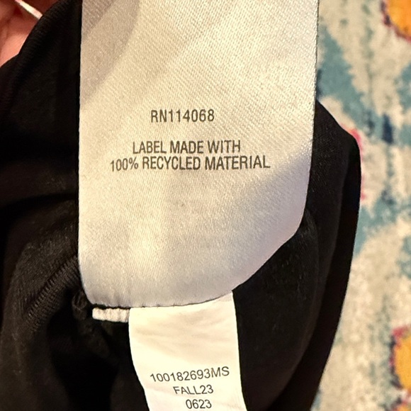 Bar III Black Short Sleeve Tee - Picture 4 of 4